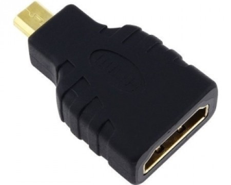 Fast Asia Adapter Mikro HDMI (M) - HDMI (F) crni