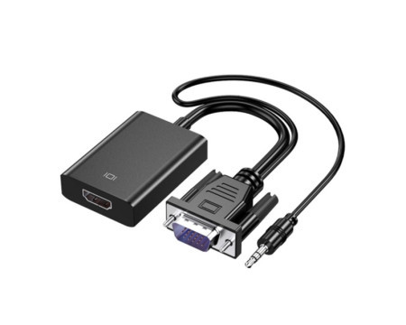 FastAsia adapter-konvertor VGA na HDMI+Micro+Audio