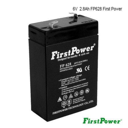 FirstPower 6V 2.8Ah FP628 terminal T1 ( 0517 )