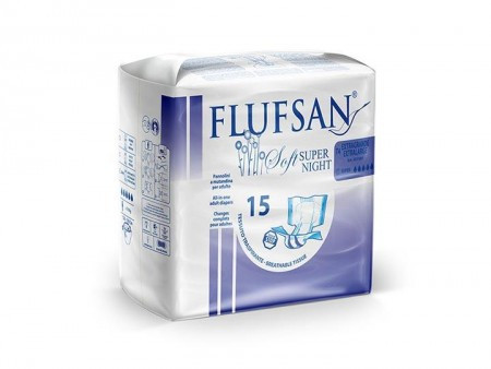 Flufsan pelene za odrasle soft super extra l 15kom ( A006166 )