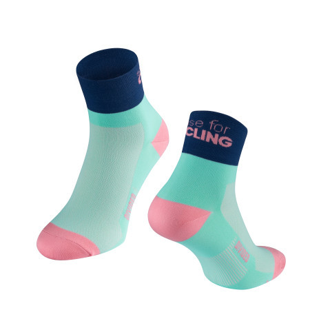 Force čarape divided, plavo-tirkizno-roze l-xl/42-46 ( 90085740 )