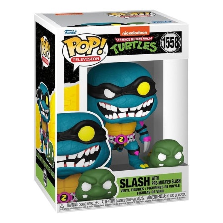 Funko POP! & Buddy: TMNT – Slash & Pre-mutated Turtle Slash ( 068078 )