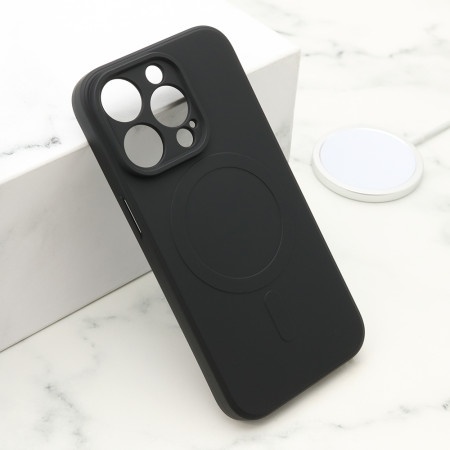 Futrola velvet touch magsafe za iphone 14 pro (6.1) crna ( F119934 )