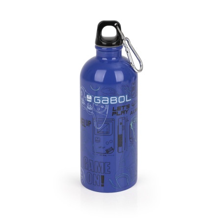 Gabol Aluminijumska boca za vodu sa zakačkom 7x21 cm 600ml Gaming ( 16ADG236648 )