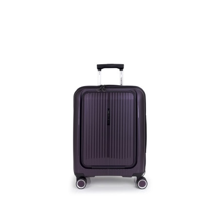 Gabol Kofer mali (kabinski) sa odeljkom za laptop proširivi 40x55x22/25cm Brooklyn 41,7/47,4 l-3,1 kg metalik ljubičasta ( 16KG123923L )