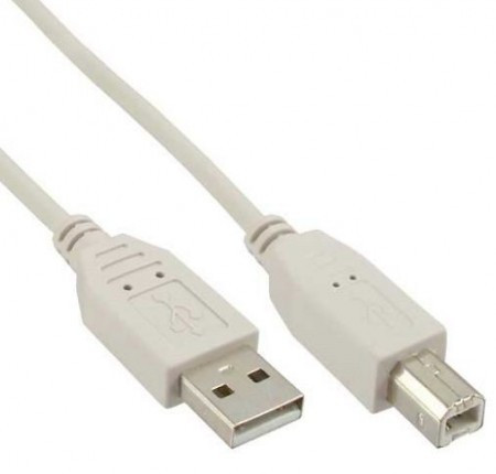 Gembird USB 2.0 a-plug b-plug kabl za stampac grey 1.8m CCP-USB2-AMBM-6G - Img 1
