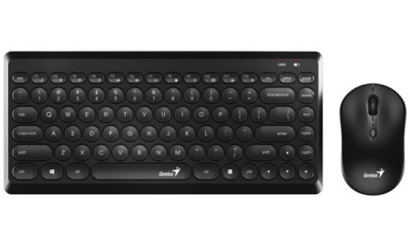 Genius LuxMate Q8000 wireless YU, crna tastatura+mis