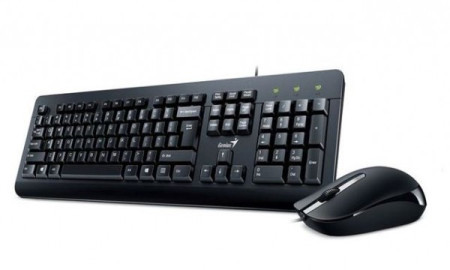 Genius tastatura+mis KM-160 USB YU black