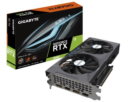 Gigabyte gv-n3060eagle-12gd nvidia geforce rtx 3060 eagle 12gb 192bit rev.2.0 lhr grafička karta