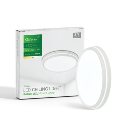 Green tech led plafonjera 36w 4000k precnik 51cm ( CLD-8908 )