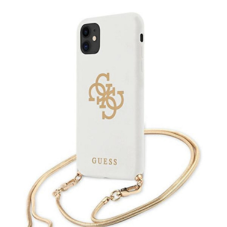 Guess Futrola za iPhone 12/12 Pro White Gold Chain Collection ( GSM111217 )