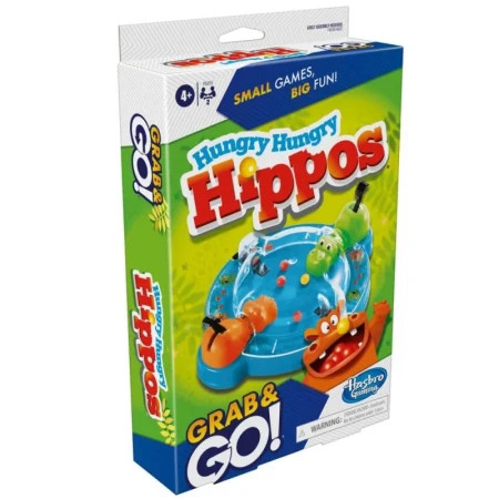 Hasbro Hungry hungry hippos grab and gogo drustvena igra ( F8255 ) - Img 1