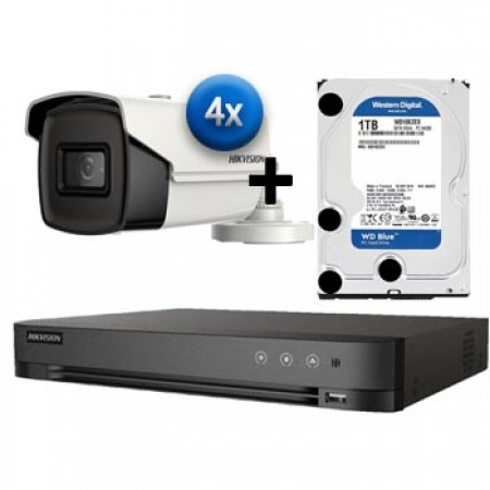HikVision set za video nadzor 21-72 HD/4ch/8MPx/Bullet/1TB ( 019-0050 )