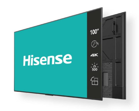 Hisense 100&quot; 100BM66D 4K UHD 500 nita digital signage display - 24/7 operation - Img 1