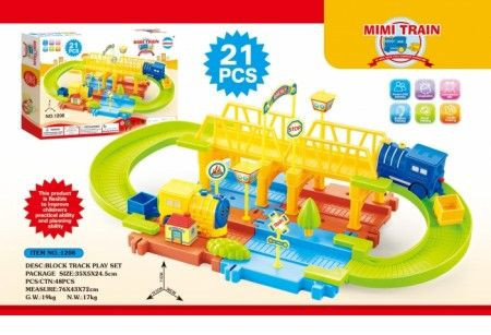 HK Mini igračka vozni park - sa mostićem ( 6600151 ) - Img 1