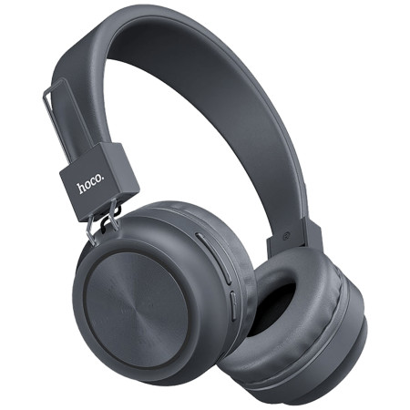 Hoco bežične stereo slušalice, Bluetooth, 12h rada, mikrofon - W25 Promise Sive - Img 1