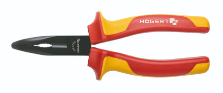 Hogert klešta kombinovana izolovana idužena poluokrugla savijena 160 mm, vde, 1000 v ( HT1P919 ) - Img 1