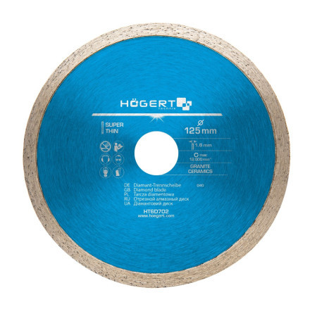 Hogert rezni dijamantni disk 125 mm ( HT6D702 )