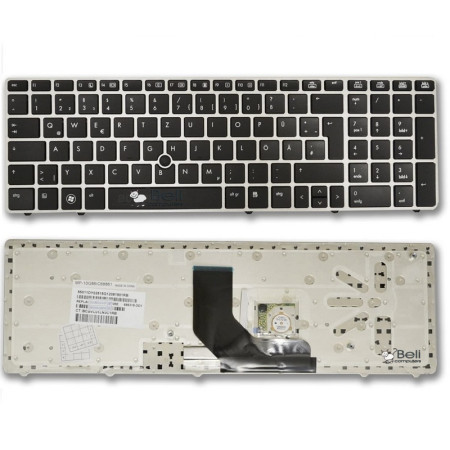 HP tastatura za laptop EliteBook 8560p 8570p ProBook 6560 6560p sa ramom ( 109285 )