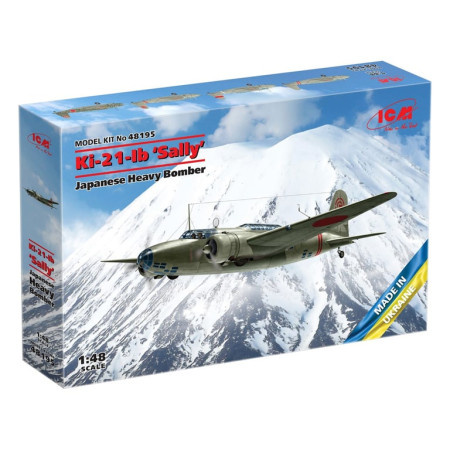 ICM Model Kit Aircraft - Ki-21-Ib 'Sally' Japanese Heavy Bomber 1:48 ( 060921 )