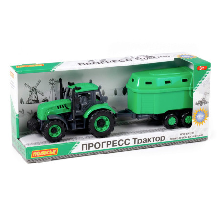 Igračka za dečake - Traktor sa prikolicom zeleni ( 091482 )