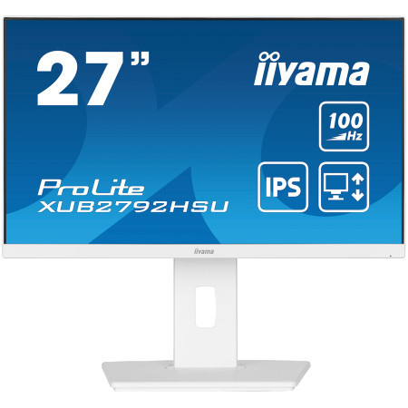 Iiyama 27&quot; white ete ips-panel, 1920x1080@100hz ( XUB2792HSU-W6 )  - Img 1