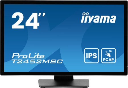 Iiyama prolite t2452msc-b1ag ips 1920x1080/60hz/5ms/hdmi/dp/usb Monitor 23.8"