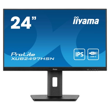 Iiyama XUB2497HSN-B1 IPS 1920x1080/100Hz/1ms/HDMI/DP/USB/RJ45 Monitor 23.8"