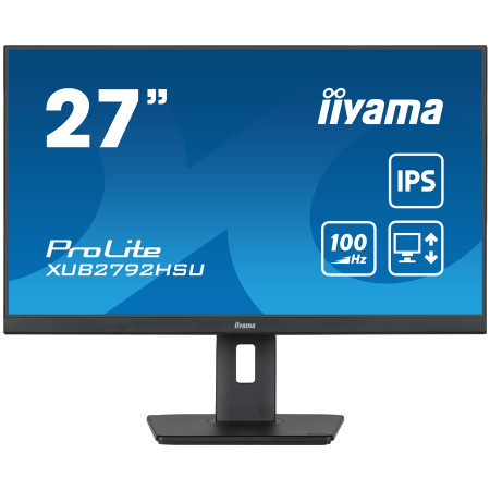 Iiyama XUB2792HSU-B6 LED 27" IPS slim-line, tilt, pivot (rotation both sides) monitor