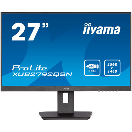 Iiyama XUB2792QSN-B5 LED 27 WQHD IPS USB-C Dock full ergo pro monitor