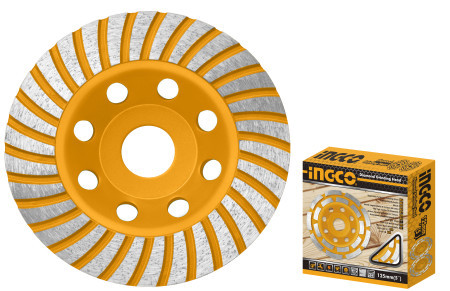 Ingco brusna ploča 125mm segmentna turbo ( CGW011251 )