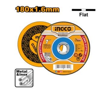 Ingco rezna ploča za metal 180mmx1.6 ( MCD161801 )