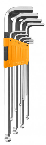 Ingco set kugl imbus kljuc 1,5-10mm ( HHK12092 ) - Img 1
