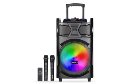 Intex T-350 TUFB (Dual) v5.1 Trolley FM/Aux/HDMI/USB/BT 5.1/2 x mic/ Daljinski 60W Karaoka zvučnik