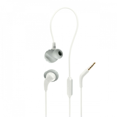 JBL Endur run 2 white In-ear sportske slušalice, kontrole, mic, 3.5mm, bela