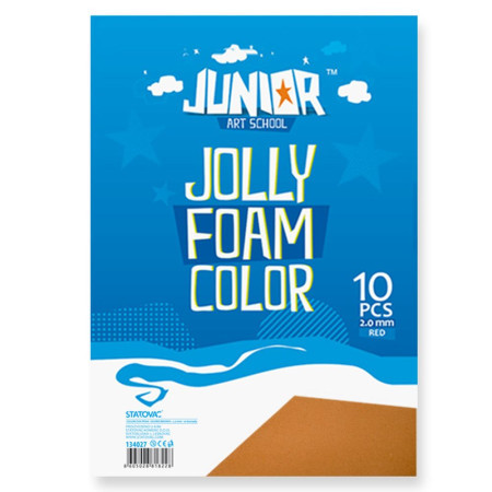Jolly color foam, eva pena, braon, A4, 10K ( 134027 )