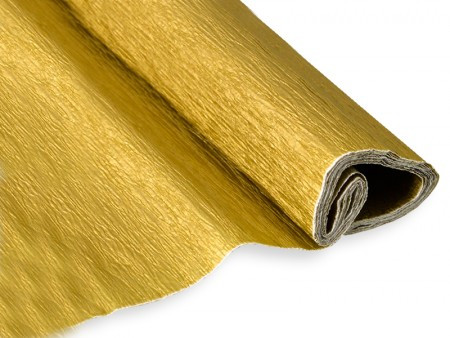 Jolly krep papir, zlatna, 50 x 200cm ( 135590 )