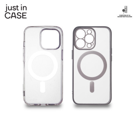 Just in case 2u1 extra case mag mix paket srebrni za iPhone 13 pro ( MAG106SL ) - Img 1