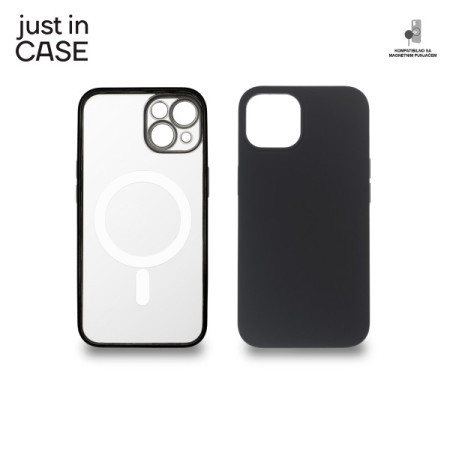 Just in case 2u1 extra case mag mix plus paket crni za iPhone 14 ( MAGPL108BK )