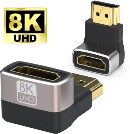 Kettz 8K HA-K908 HDMI adapter ugaoni 90° ( 101-74 )