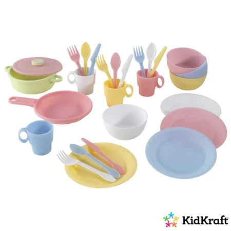 KidKraft set za kuvanje 27 delova - pastelne boje ( 63027 ) - Img 1