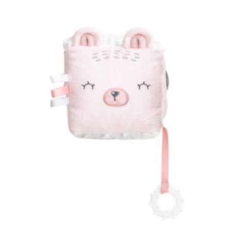 Kikka Boo Igračka plišana kocka Bear with Me Pink ( KKB10394 )