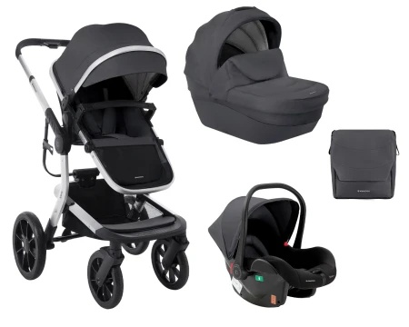 Kikka Boo Kolica Irene premium 3in1 set sa I-SIZE autosedištem i tvrdom korpom Dark Grey ( KKB11252 )