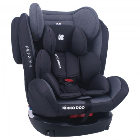 KikkaBoo autosedište 0-1-2-3 (0-36 kg) 4 fix double isofix dark grey ( KKB70063 ) - Img 1