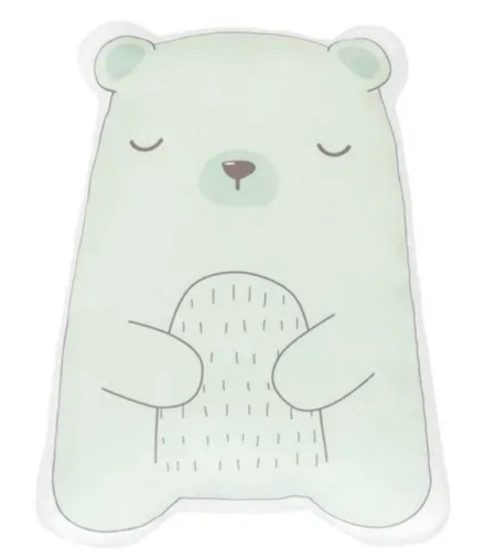 KikkaBoo dekorativni plišani jastuk igračka u obliku životinje bear with me mint ( KKB10281 )