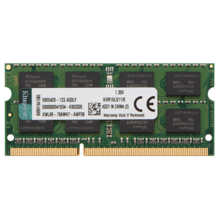 Kingston DDR3L 8GB SO-DIMM 1600MHz, CL11 1.35V, memorija ( KVR16LS11/8 )