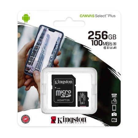 Kingston Memorijska kartica select plus micro sd 256gb sdcs2/256gb class 10 sa adapterom ( SD13807 )