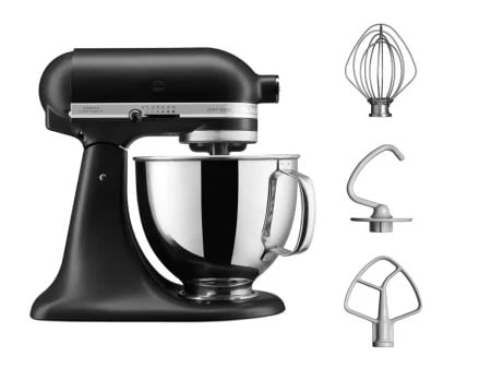 KitchenAid KA5KSM125EBM Standmixer Artisan 4,8L (black matte) -1