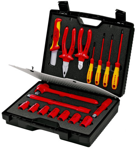 Knipex komplet izolovanog alata u koferu 17 delova ( 98 99 11 )