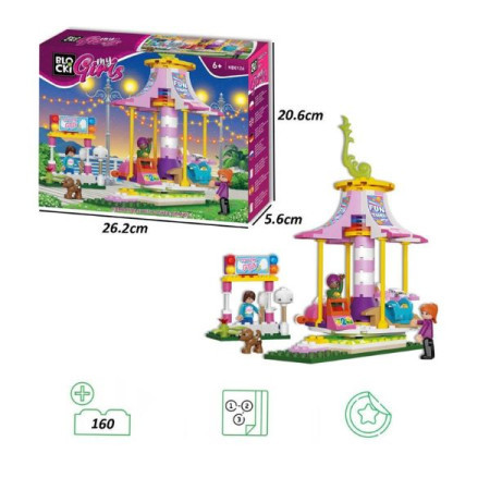 Kocke blocki - zabavni park 160pcs ( 76/0126 ) - Img 1